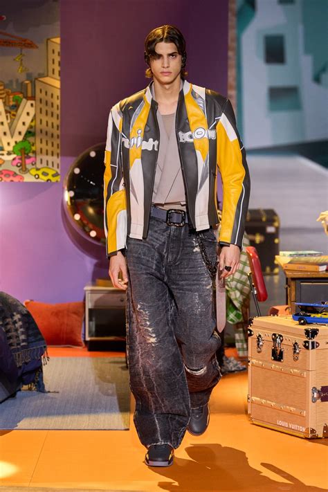 louis vuitton denim jacket men|Men's Fall Winter 2024 Fashion .